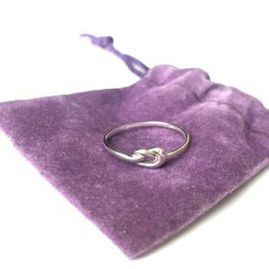 Ariel Gordon Love Knot Ring Sterling Silver